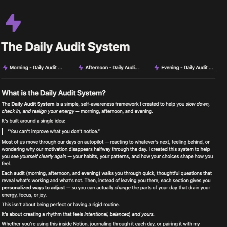 The Daily Audit System thumbnail