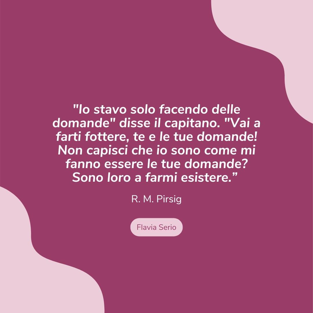 Le #domande, soprattutto quelle su cui non abbiamo mai riflettuto, sono degli strumenti di grande valore terapeutico.

C