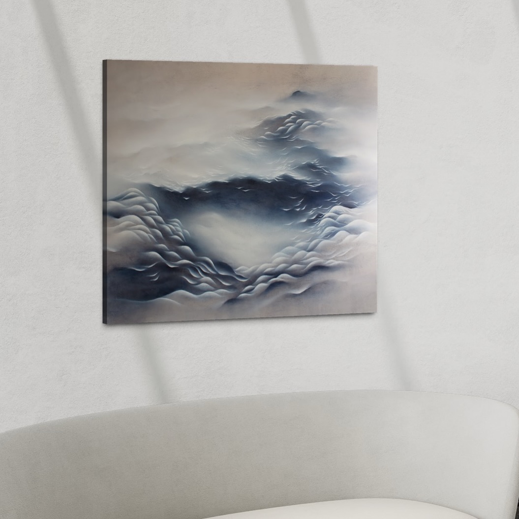 Water, ripples, freshness, beauty…
100x120cm on canvas - Available! 
.
.
.
.
#francescaborgo.art #artesania #kunstverk #