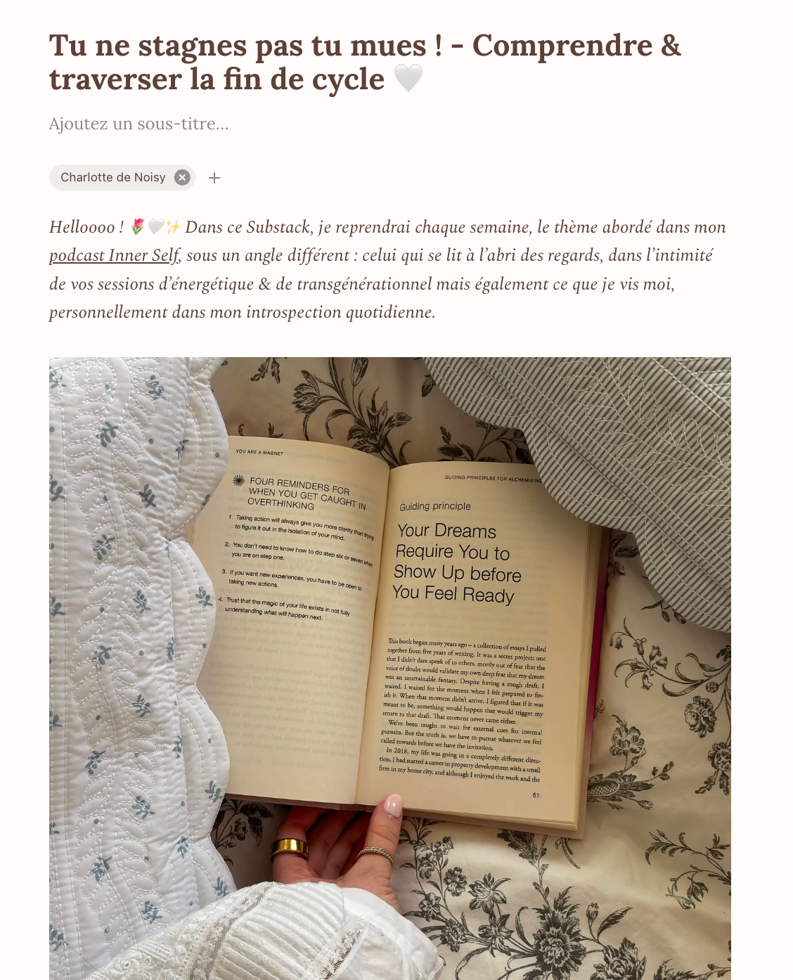 💌 MA NEWSLETTER SUBSTACK  thumbnail