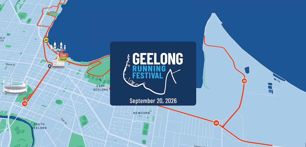 Geelong Running Festival 2026 Maptivate Map thumbnail