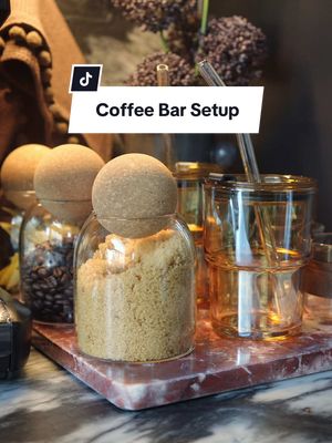 I’ve stopped going to coffee shops, so I decided to make my own coffee shop at home! #coffeebar #coffeebarsetup #coffees