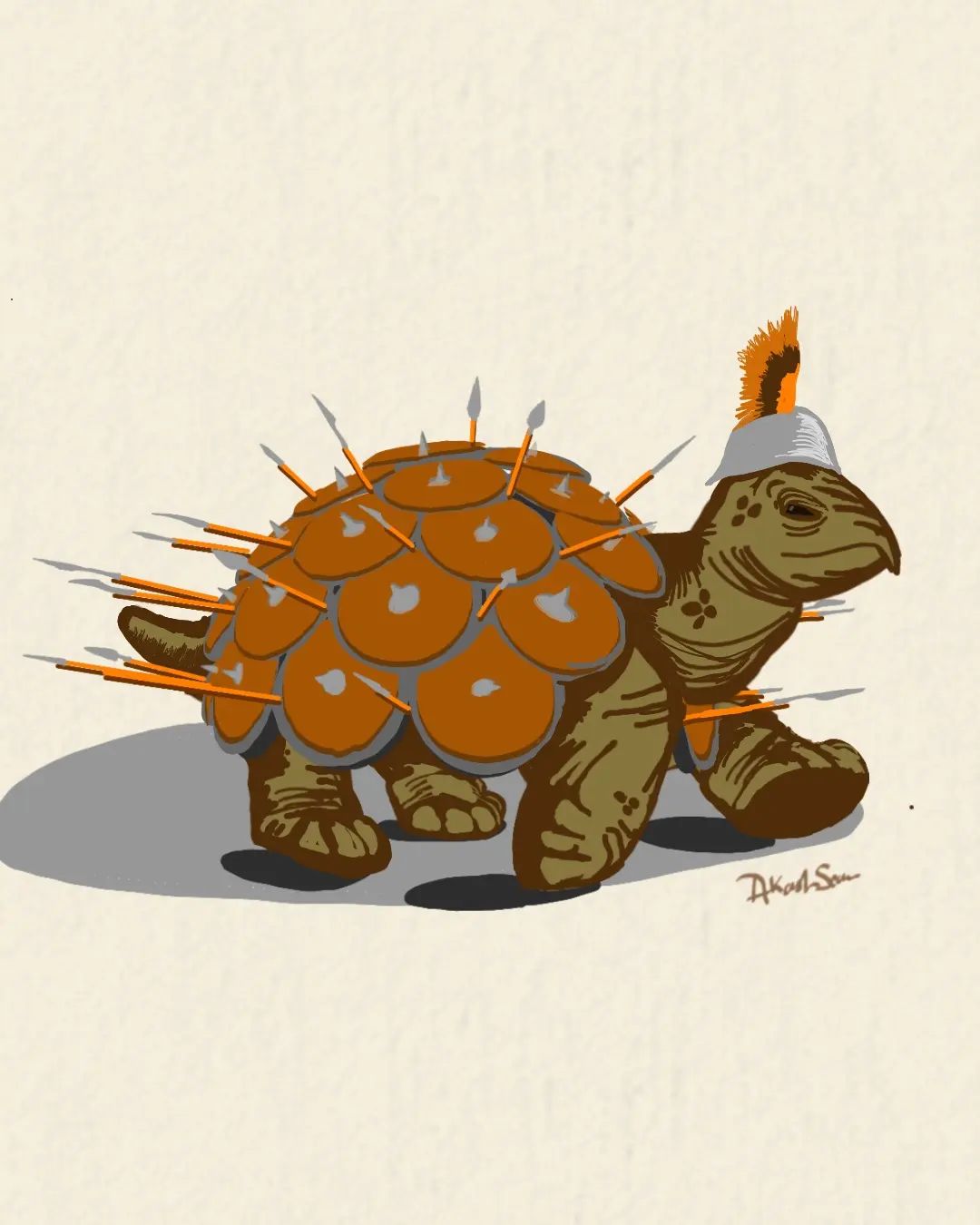 Warrior Turtle - Digital Artwork thumbnail