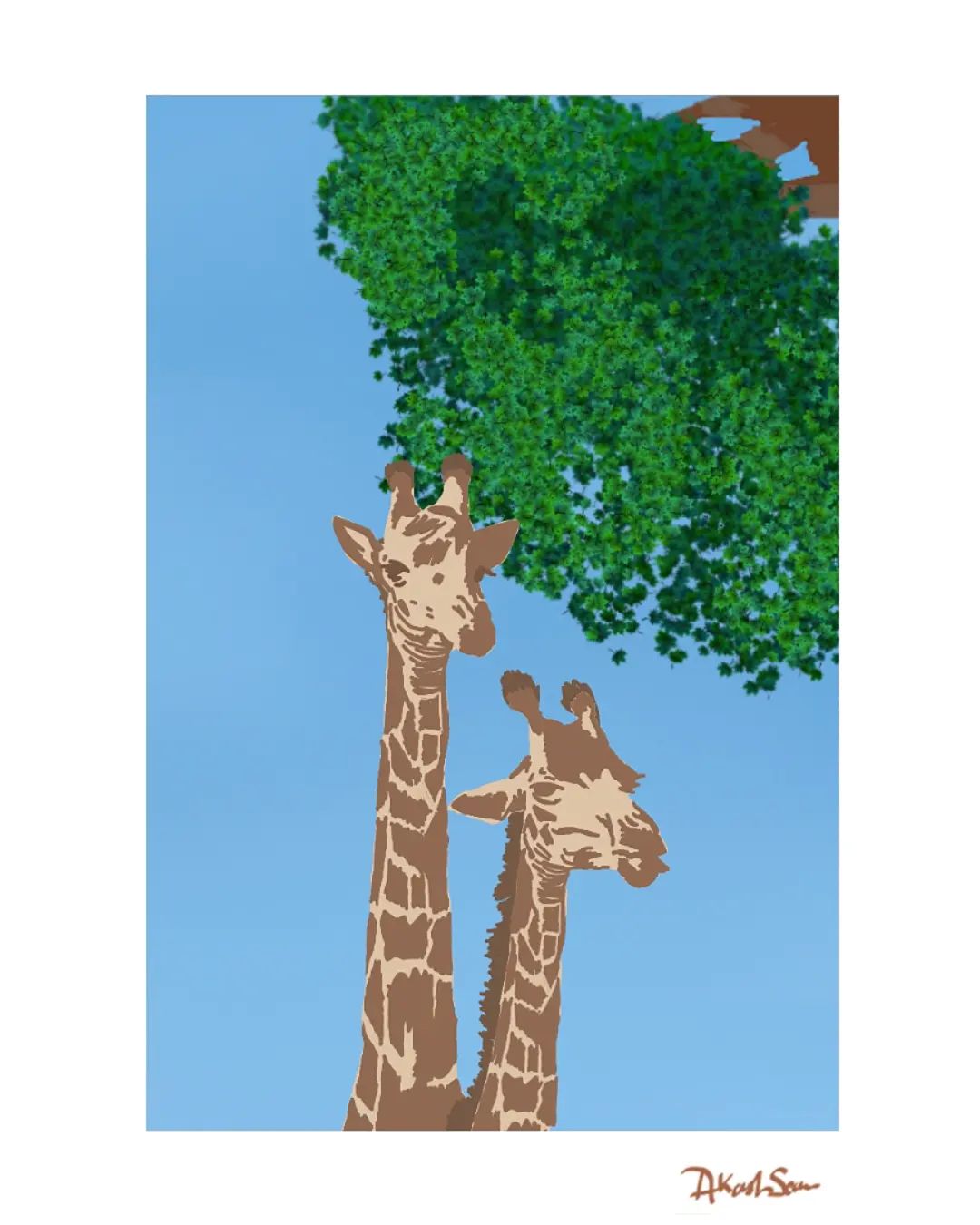 Two Heads - Digital Artwork thumbnail