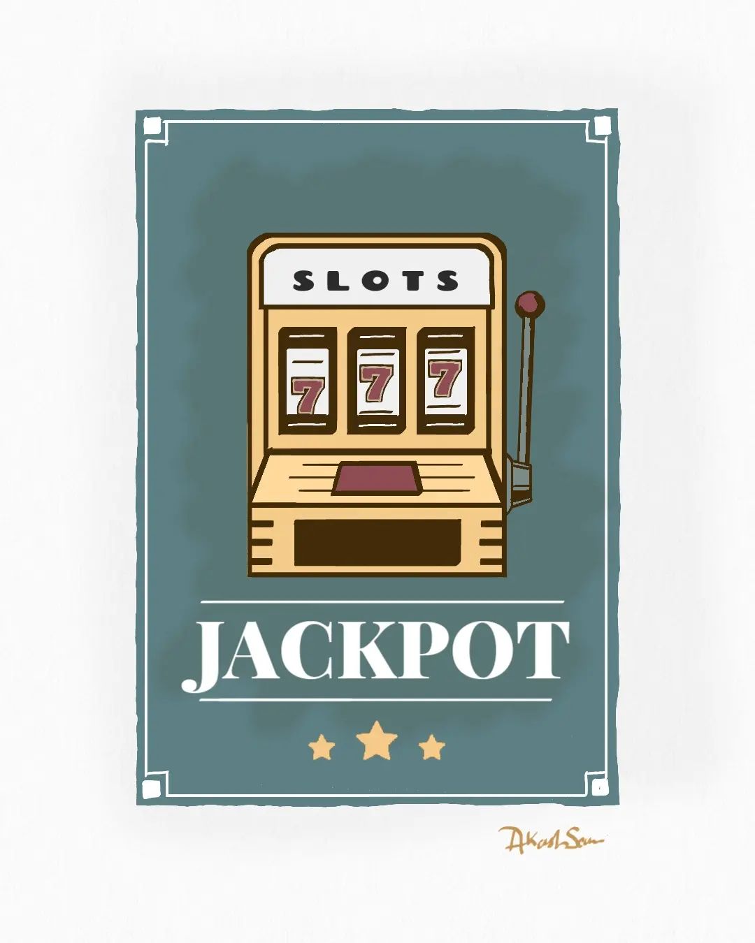 Jackpot Poster - Digital Artwork thumbnail