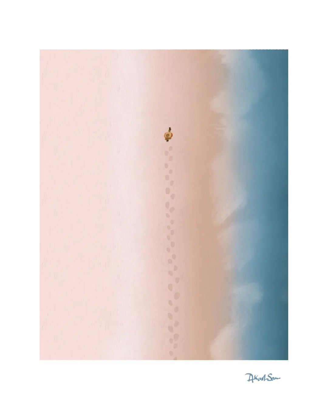 Walk on the Shore  - Digital Artwork thumbnail