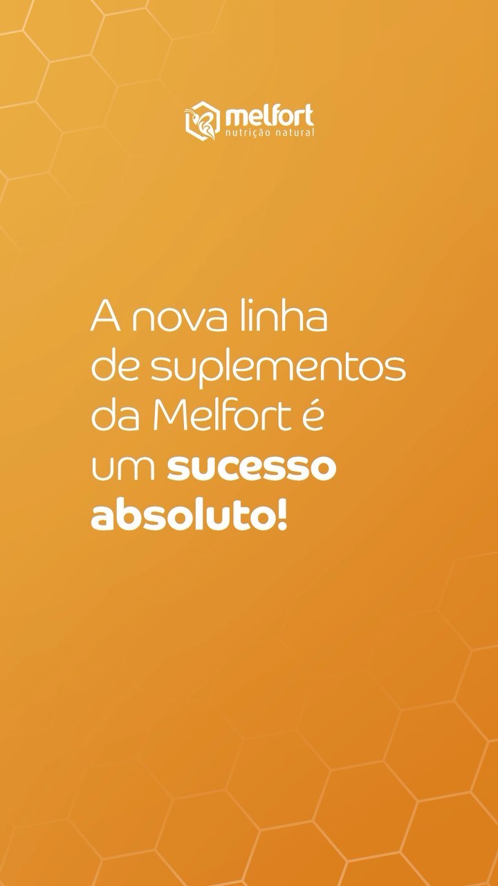 A nova linha de suplementos da Melfort é sucesso absoluto! 

Se você ainda não conhece, está na hora de ficar por dentro