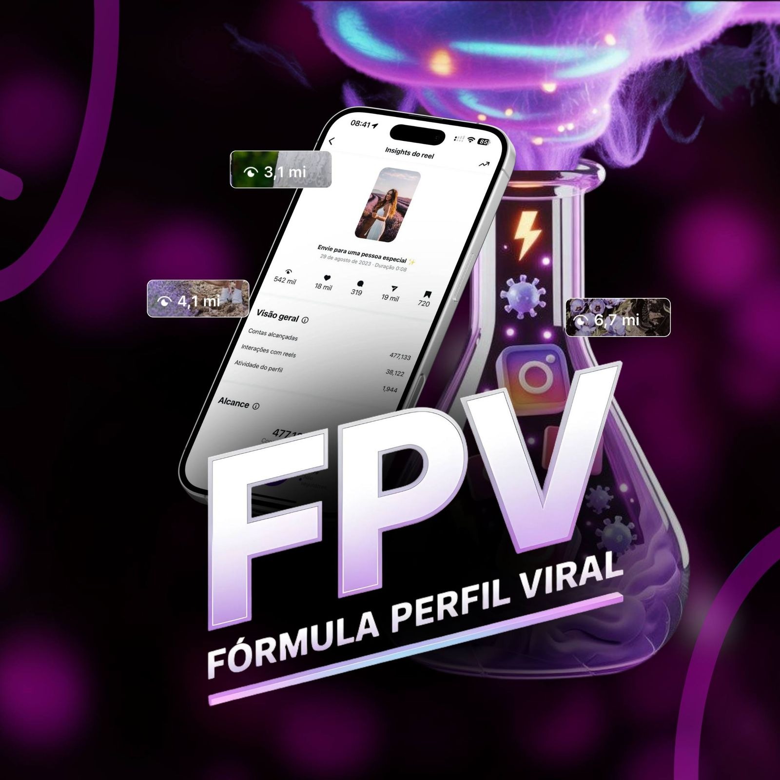FPV Fórmula Perfil Viral | A nossa fórmula validada para você ter seu perfil motivacional viral sem aparecer de sucesso| 67,00 thumbnail