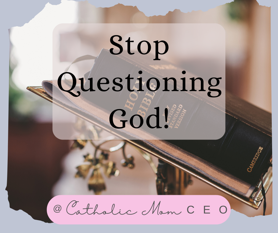 Stop Questioning God! thumbnail