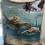 Sea Turtles weave blanket thumbnail