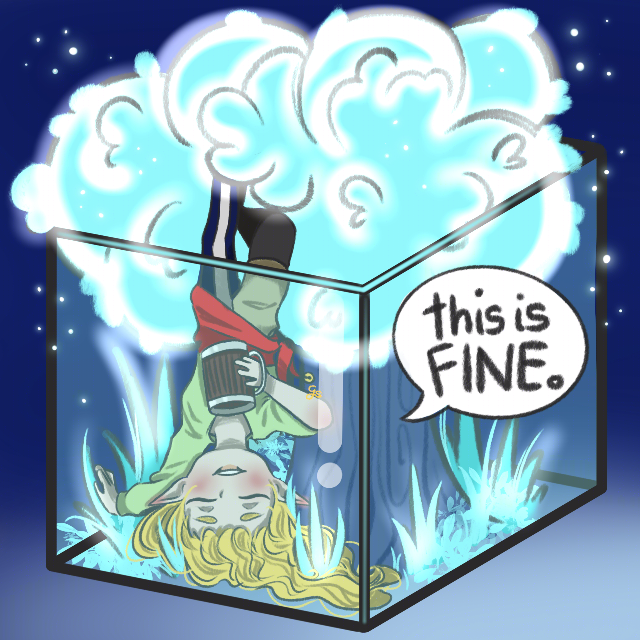 Open Vgen Commission Slot: YCH ¦ This is fine ¦ ɞ   thumbnail