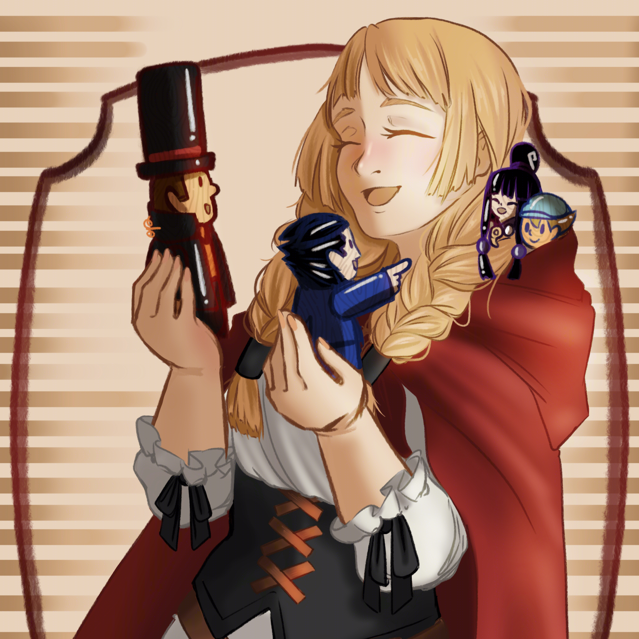 Open Vgen Com. Slot: Character Illustration ¦ Full render ¦ ɞ  thumbnail