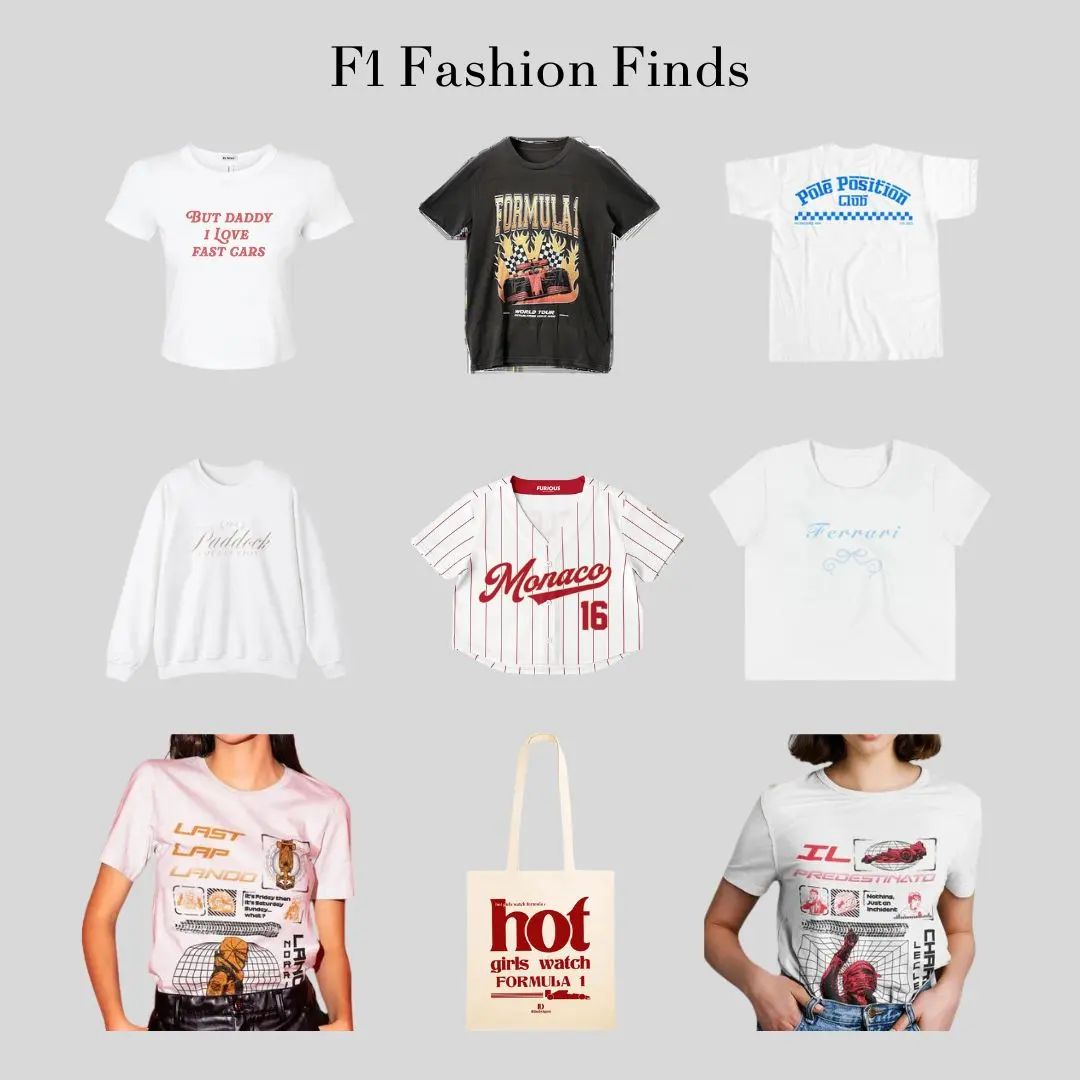 F1 fashion finds 🏎🏁 everything linked in bio! 

#f1 #formula1 #f1girl #f1fashion #f1outfits #f1girls #motorsport #f1cont