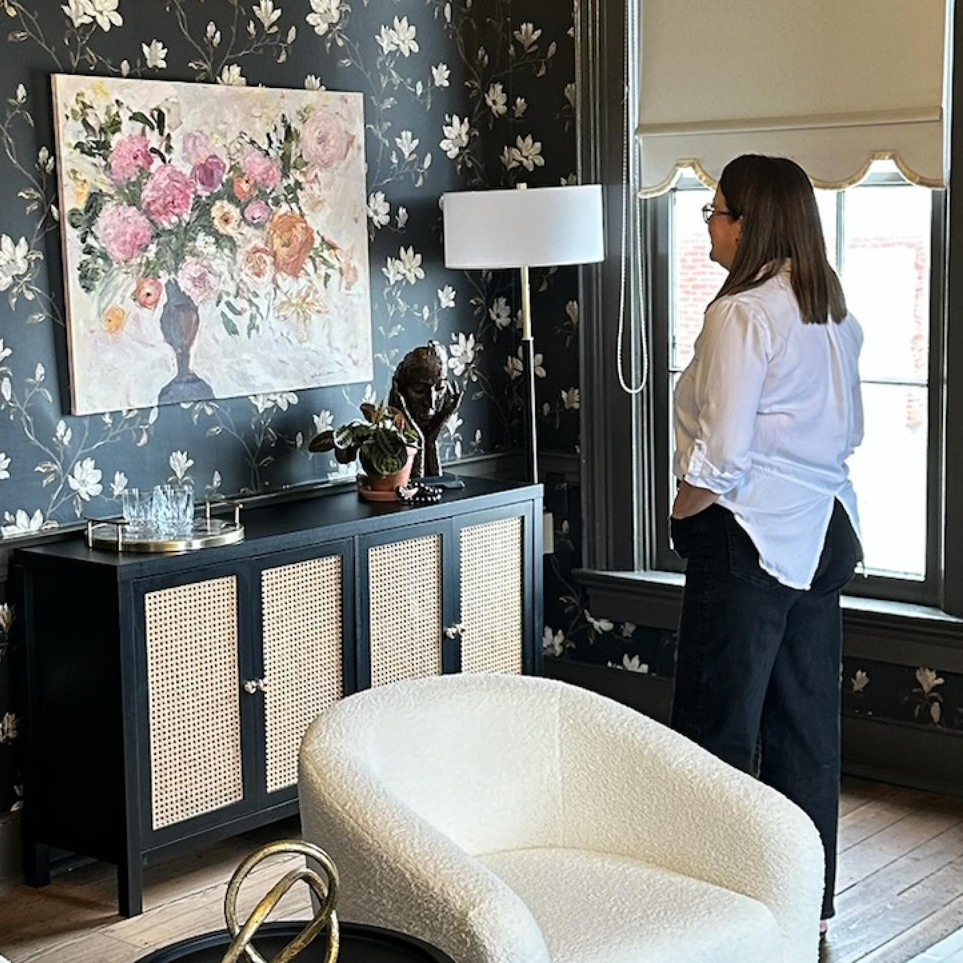 Local artist Shakia Harris brings the Stanley-Casey House to life with "Time is Just a Melody." This stunning commission