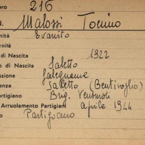 Morto a 103 anni Tonino Malossi, uno degli ultimi partigiani thumbnail