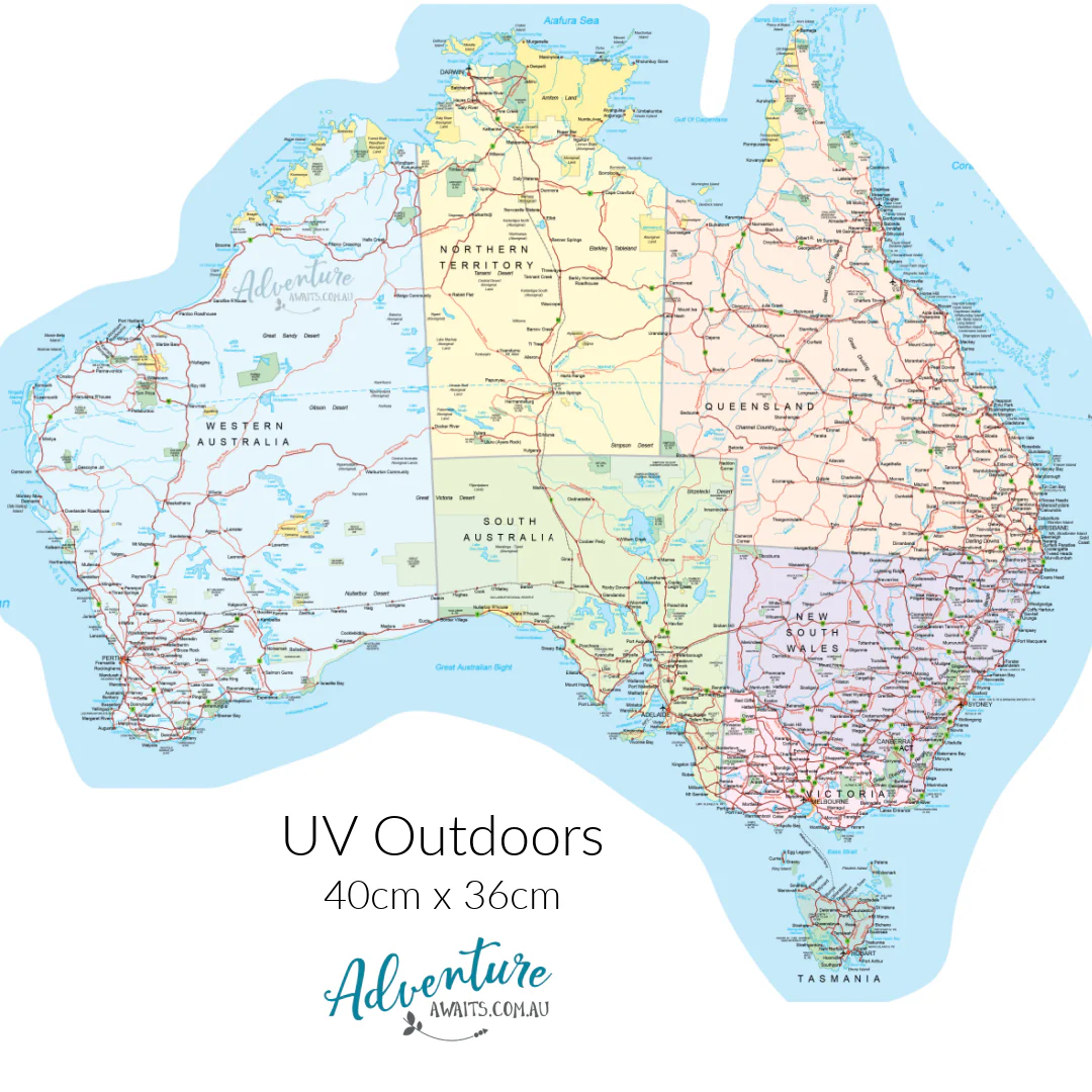 Map of Australia UV Outdoor thumbnail