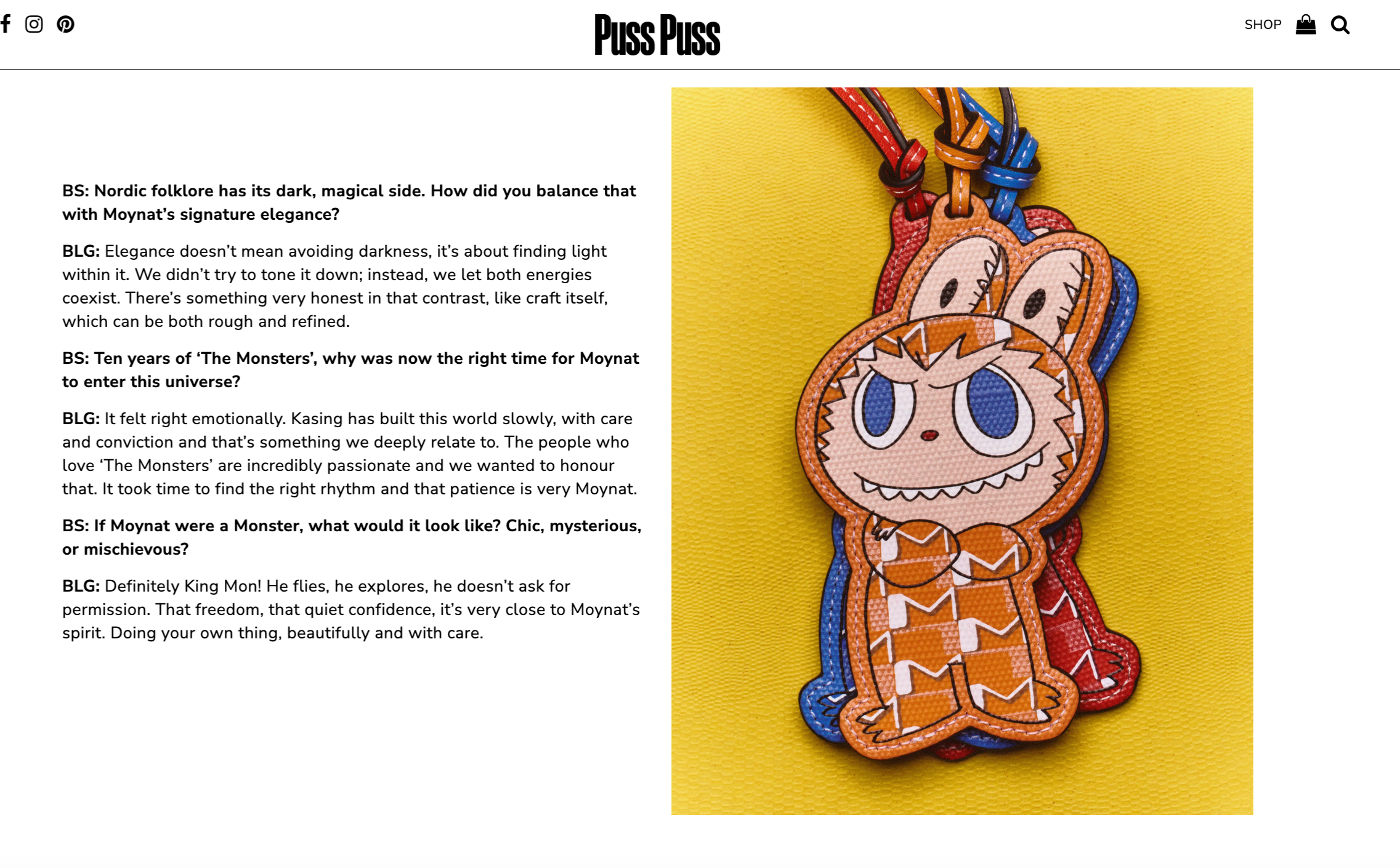 Moynat x Kasing Lung: The Monsters Arrive in Paris - PUSS PUSS Magazine thumbnail