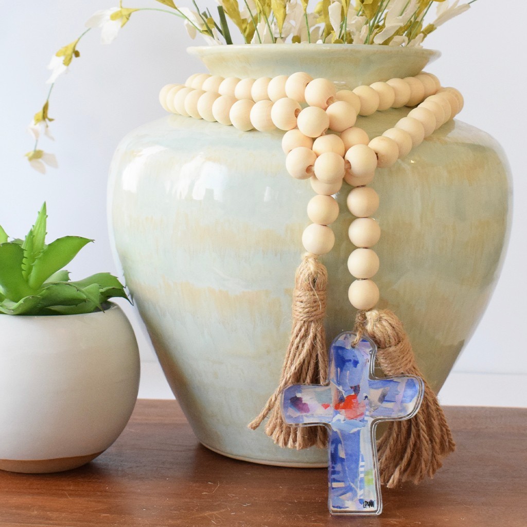 Our Prayer Beads are a must for the spring season! Dress up a vase, or drape them on your coffee table - these versatile