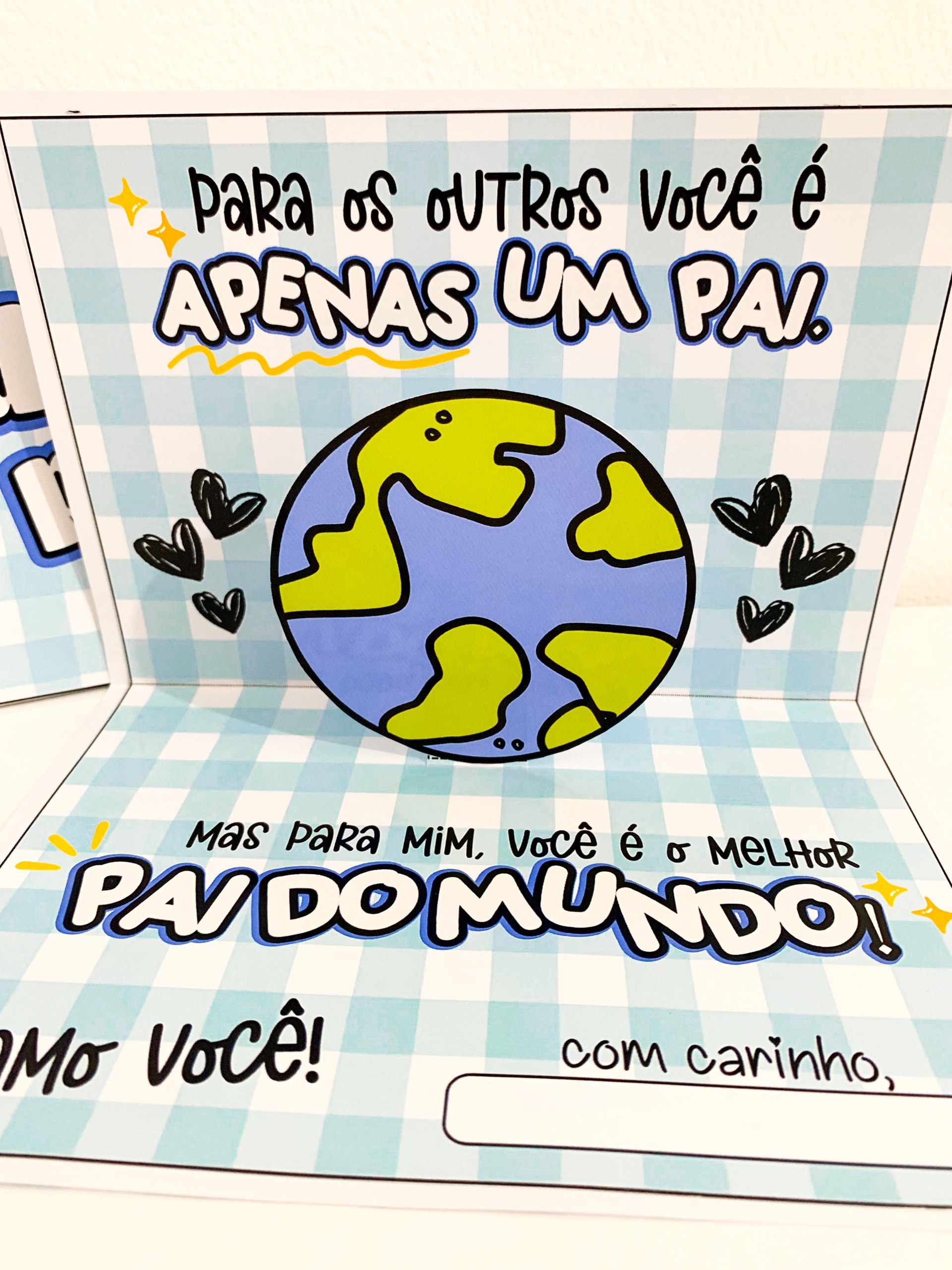 Cartão Dia dos Pais – Melhor Pai do Mundo thumbnail