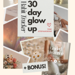 30 Day Glow Up Habit Tracker + meditation thumbnail