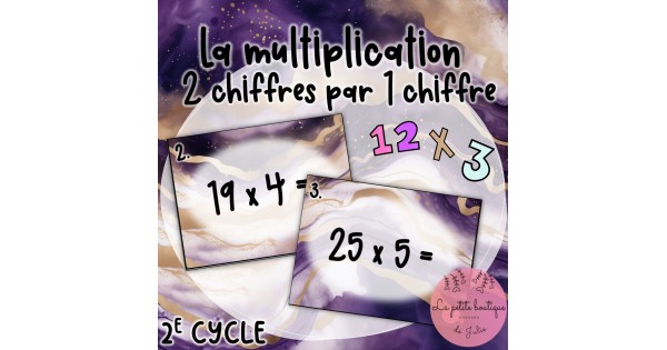 NOUVEAUTÉ : CAT Multiplication 2 X 1 chiffre - 3E ANNÉE thumbnail