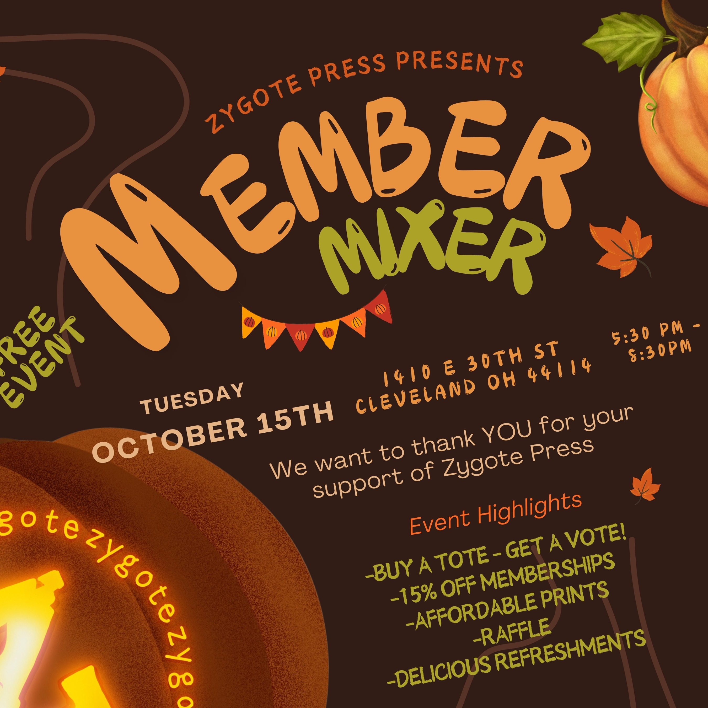 Register NOW: Fall Member Mixer  thumbnail