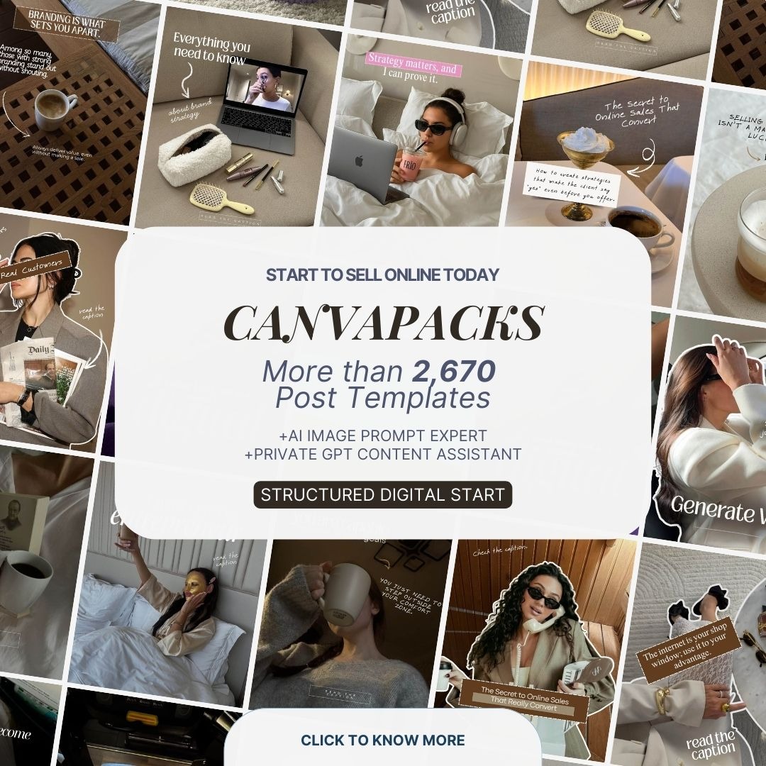 CanvaPacks: +2670 editable post templates thumbnail