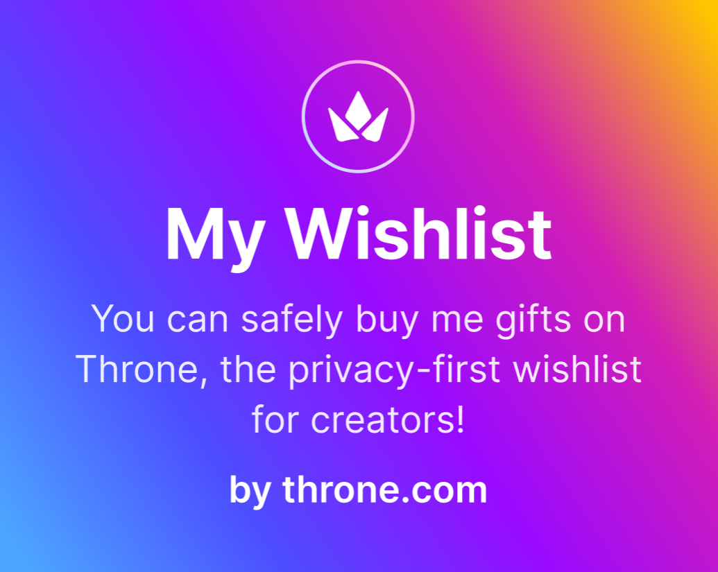 Throne Wishlist thumbnail