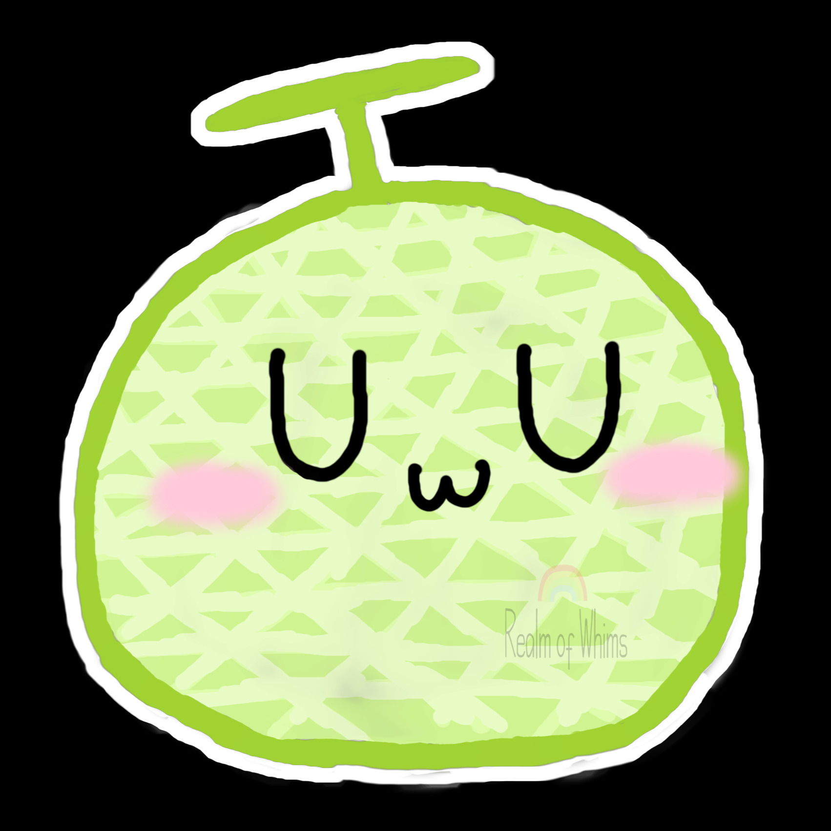 [Free] Telegram Stickers "Little Melons" (original creation) thumbnail