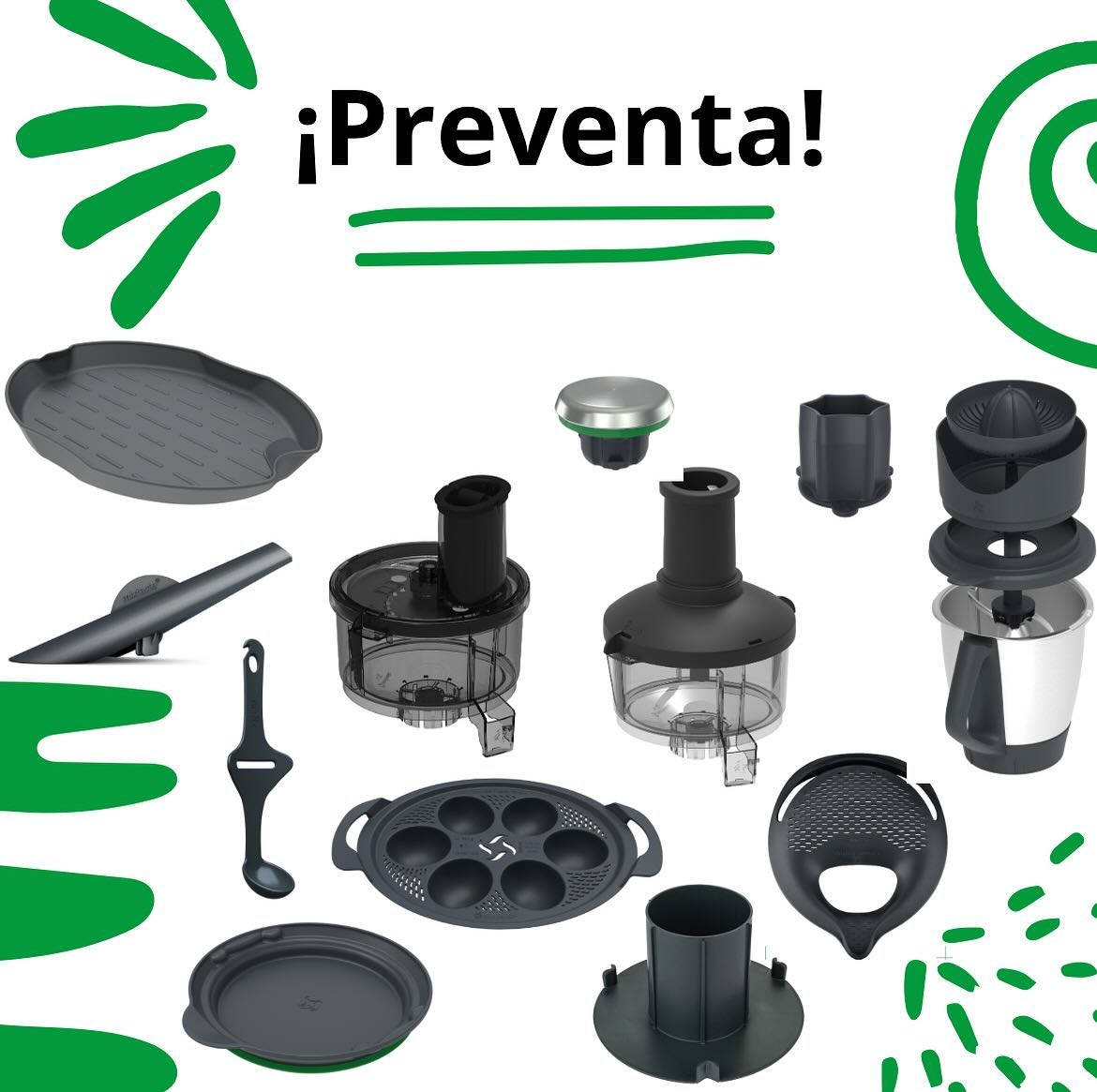 Ya llegan!!! Se renueva el stock 😁✨💚

Acá les dejamos el link de la preventa para que selecciones aquellos accesorios qu