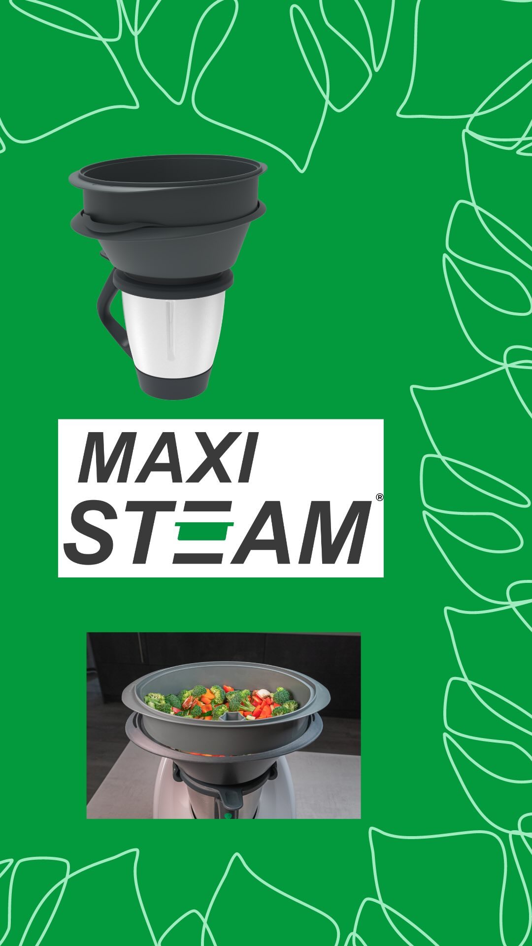 Acá estamos usando el Maxi Steam y el Wunder Steam 🤭💚

No te pierdas estos increíbles accesorios para explotar al máximo
