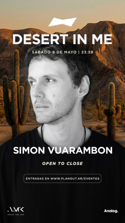 09MAY • Simón Vuarambon [Open To Close] | Club AMK x Desert In Me thumbnail