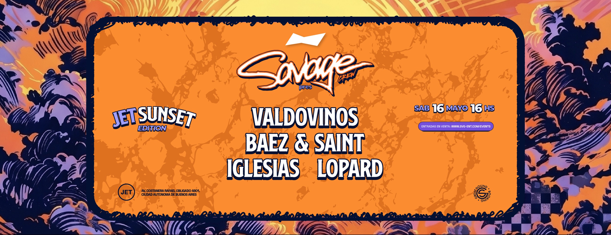 16MAY • Valdovinos & more | Jet, Sunset x Savage  thumbnail