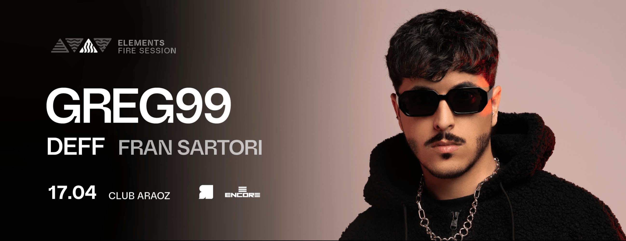 17ABR • GREG99 + Deff + Fran Sartori | Club Araoz x Elements  thumbnail