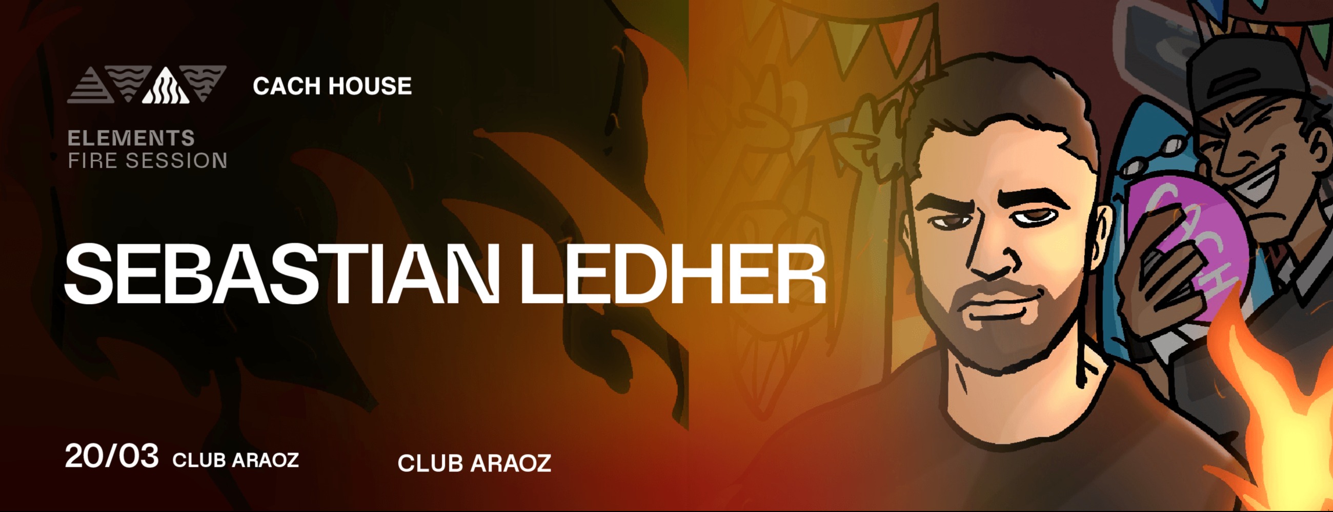20MAR • Sebastián Ledher | Club Araoz x Elements & Cach House  thumbnail