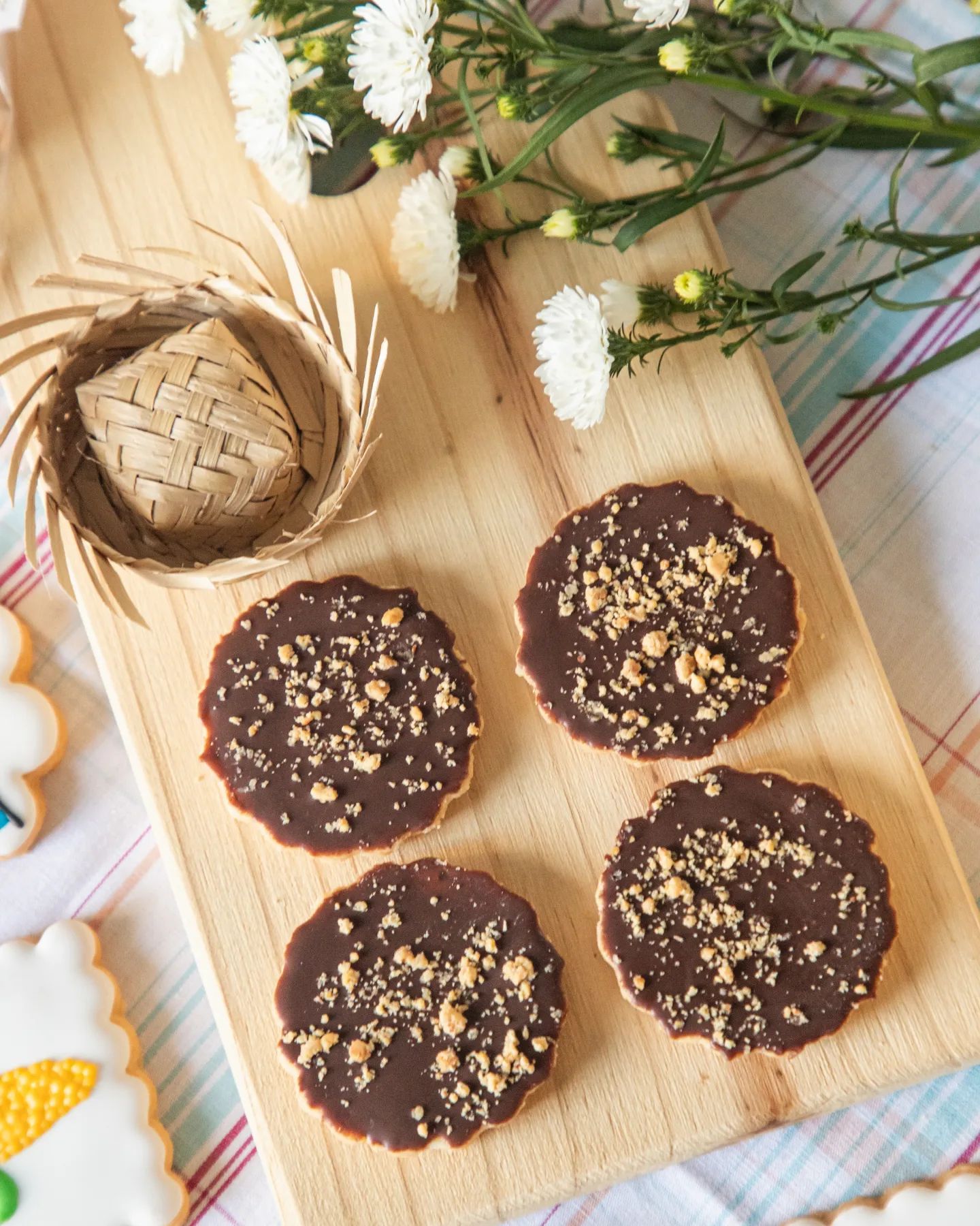 No clima das festa de junho, nossos biscoitos de arraiá são sucesso!🤩😋

Paçoca com chocolate uma combinação irresistível