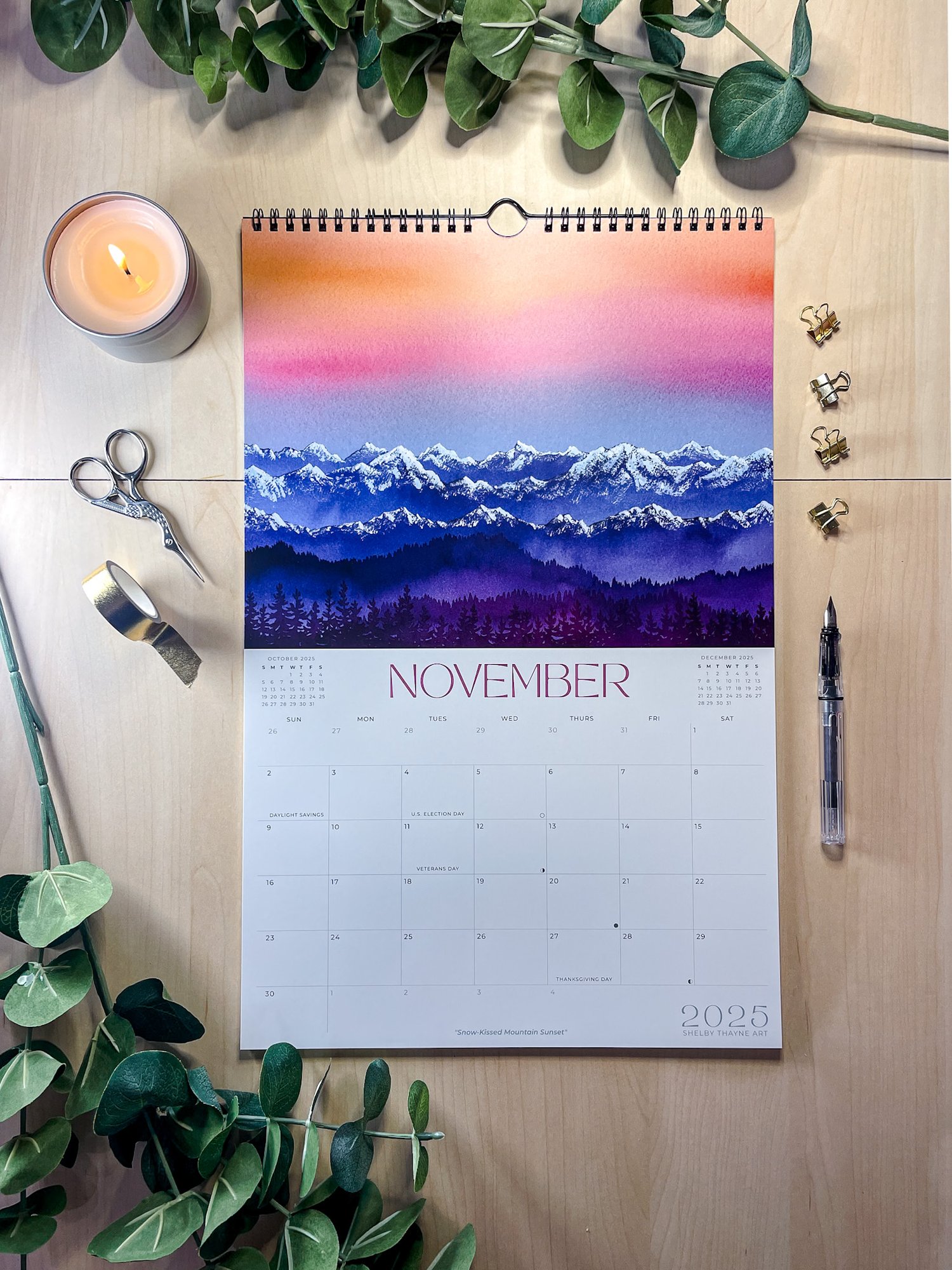 2025 Mountain Calendar  thumbnail