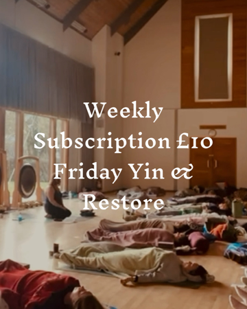 Friday/Monday Yin & Restore classes  weekly subscription £10 thumbnail