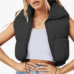 Cropped Puffer Vest thumbnail