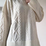 KNIT OVERSIZED SWEATER  thumbnail