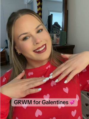 Getting cute for the girls, obviously 💖 #makeup #grwm #girlsnight #girly #fyp 