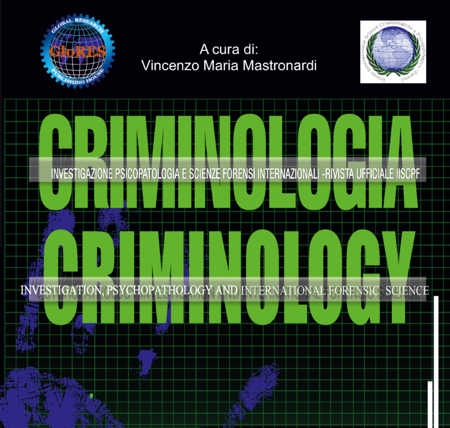 Pubblicazione per la rivista internazionale Criminology, Investigation, Psychopathology and International Forensic Sciences thumbnail