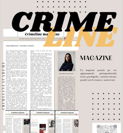 Articolo per Crimeline Magazine: “Disturbi mentali e criminalit 🗞️ thumbnail