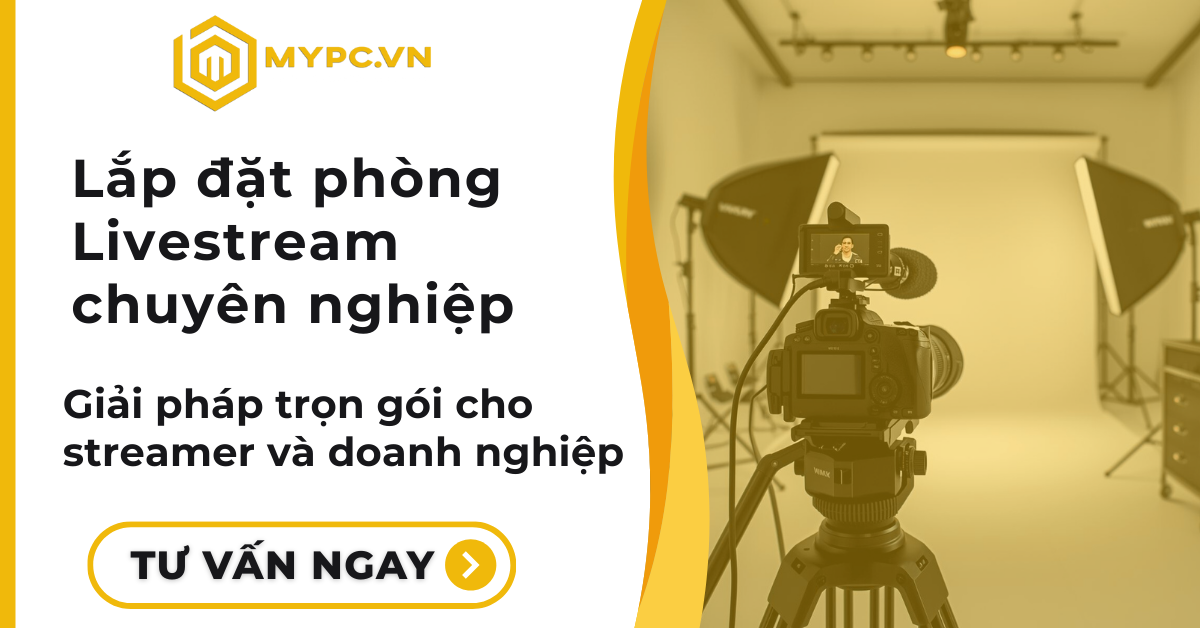 Setup Livestream Studio Chuyên Nghiệp | Trọn Gói | MYPC thumbnail