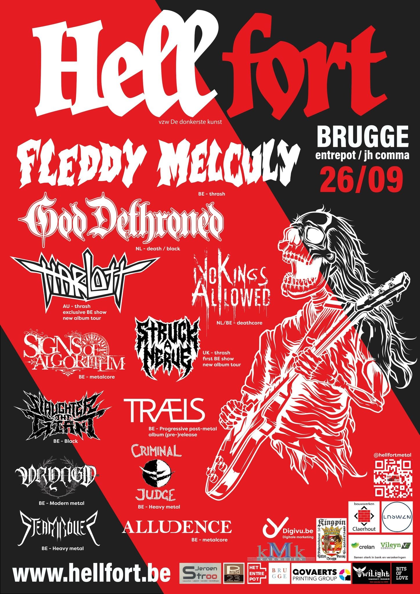 26/9 - Hellfort @ Entrepot Brugge (code HFAE26) thumbnail