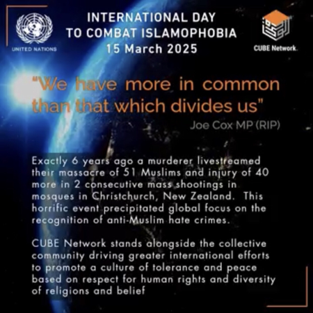 We support and mark  the UN International Day to Combat Islamophobia 2025! thumbnail