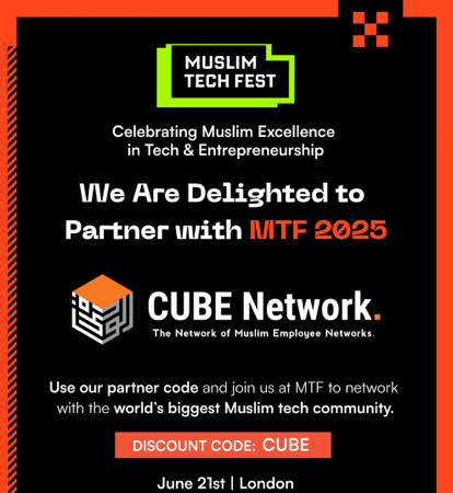 BOOK: Muslim Tech Fest 2025 on Sat 21 June at 10AM thumbnail