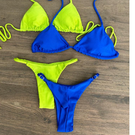 BIQUÍNI AZUL • shopee thumbnail
