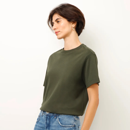 Camiseta verde algodão peruano — cod consultora 🏷️ BINUNESS  thumbnail