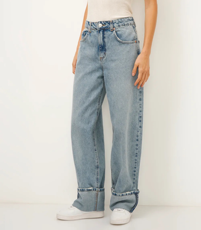 Calça jeans barra dobrada — cod consultora 🏷️ BINUNESS thumbnail